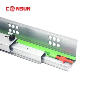 Bán Buôn Tủ 3 Lần Mở Rộng Đầy Đủ Ngăn Kéo Trượt, Tủ Phần Cứng Giấu Mềm Đóng Ngăn Kéo Trượt