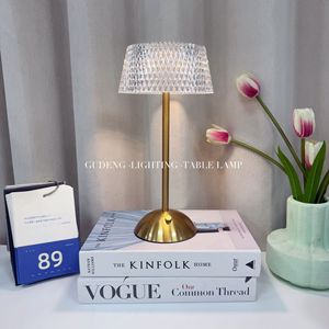 Cross-border Nordic <b>LED</b> metal decorative retro <b>touch</b> table lamp creative bar bedroom bedside romantic atmosphere night <b>light</b> - Product Image 3