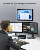 PC Mini Tanpa Kipas Industri 2HD+DP Tiga Layar 2RJ45 LAN GPIO WiFi BT Win11 Linux Ubuntu Core I5 10210U (hingga 4.20 GHz) Tersedia