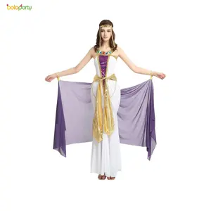 埃及艳后服装性感古埃及神灵服装配紫色悬垂女性法老服装