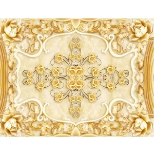 Autoadhesivo Impermeable 3D <span class=keywords><strong>PVC</strong></span> Sala de estar Baño Piso Mural Mármol Relieve cultural Revestimiento de suelo Papel tapiz Interior - Product Image 6