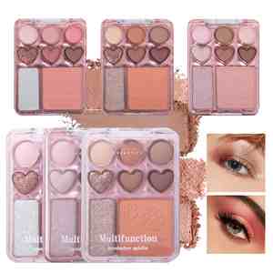 Paleta de Sombras de Ojos Naturales de 8 Colores, Resistente al Agua, de Larga Duración, con Brillo Fino, Iluminador para Piel Clara, en Polvo - Product Image 6