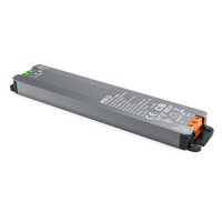 Alimentation LED Série S IP20 Ultra-mince, petite taille, 12V/24V, 30-300W, double sortie, pour projecteurs et éclairage public