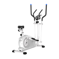 Bicicleta estática magnética unisex para el hogar con control de resistencia silencioso y método manual horizontal de fitness físico