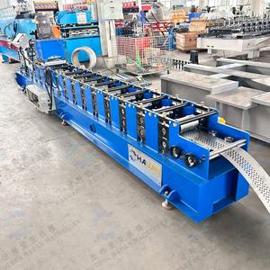 Ligne de production Hauan résistante à la corrosion, contrôlée par PLC, avec fonction de poinçonnage pour porte à enroulement en acier inoxydable 9,5 kW 380 V - Product Image 2