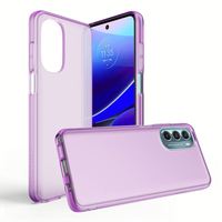 2 1 PC TPU Cell Phone Case Double Protection Anti-Fingerprint Scratch-Resistant pour Motorola Moto G Stylus 5G Easy Use Mobile