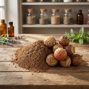 Poudre d'Aritha de qualité supérieure, nettoyant capillaire sans produits chimiques pour renforcer les racines des cheveux et prévenir la chute des cheveux - Product Image 1