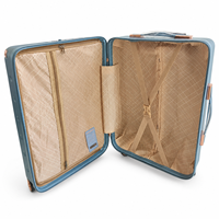 Juego de Maletas de 8 Piezas de ABS, Venta Directa de Fábrica, con 3 Bolsas de Maquillaje, Maleta de Viaje con Ruedas Giratorias, Personalizable