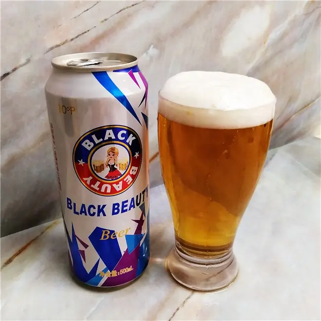 Black Beauty Brands Lager Beer Canned Light Beer Cheap Price