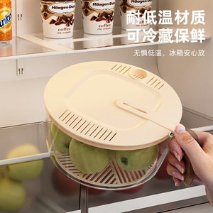 Colador para lavar arroz, redondo, de material PET, con orificios finos, fácil de limpiar, para uso en la cocina. - Product Image 4