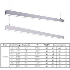<span class=keywords><strong>Luminaire</strong></span> linéaire LED suspendu, vente directe d'usine en Chine - Product Image 6