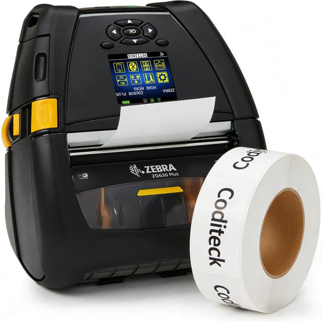Zebra Zq630r Portable Thermal Barcode Label Printer with WiFi Function in Stock