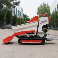 Beliebter Diesel-Gummi-Minidumper 250kg Kleiner Dumper Gartendumper