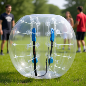 1 paquete de bolas inflables de sumo Zorb de 4 pies/1,2 m para adolescentes, bolas de burbujas de hámster humano de PVC de 0,8mm de espesor, juego de equipo al aire libre - Product Image 2