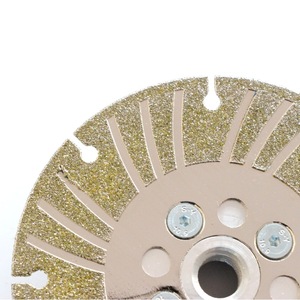 Diamond Grinding <b>Disc</b> M14 Flange With Screw Coarse Abrasive For <b>Metal</b> Grinding And Cutting 0.093 In Thickness - Product Image 3