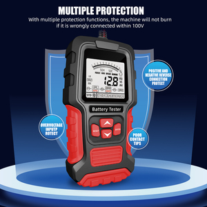 Neues Design Digital Analyzer <span class=keywords><strong>Tester</strong></span> für LKW Motorrad boot-Roter Autobatterie <span class=keywords><strong>tester</strong></span> mit LED-Anzeige-Diagnose werkzeuge - Product Image 6