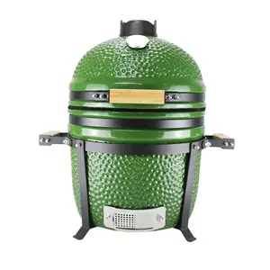 Wholesale 15 Inch Auplex Outdoor Vertical Ceramic Grill Best Seller Portable BBQ Kamado Charcoal Smoker 21 Inch Grill BBQ Grill