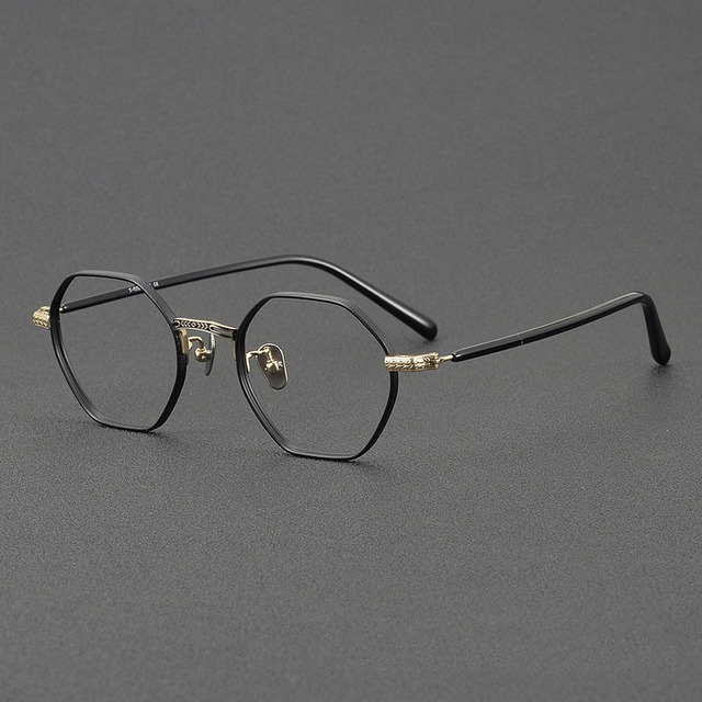 Fashion Men's Eyeglasses Frames Pure Titanium Glasses Frame for Men Women Optical Prescription Myopia Eye Glasses