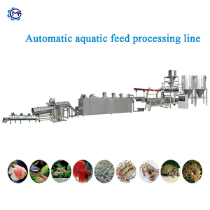 Ligne automatique de traitement d'aliments pour animaux de compagnie pour chiens Machine d'alimentation extrudée pour poissons flottants de grande capacité pour les industries agricoles Core PLC Engine - Product Image 4