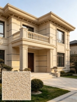 Peinture liquide multi-couleurs effet sable dans l'eau, revêtement granitique pour la rénovation des murs extérieurs de villas – Approvisionnement direct usine