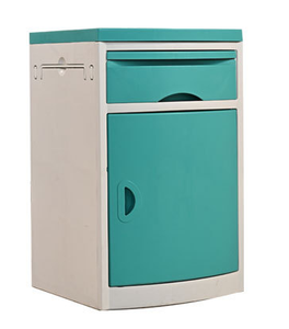 Cabinet médical d'hôpital au-dessus de lit avec des roues table de chevet de médecine ABS de chariot d'infirmière de prix bon de haute qualité - Product Image 1