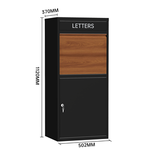 Caja <span class=keywords><strong>de</strong></span> paquetes segura, gabinete <span class=keywords><strong>de</strong></span> entrega <span class=keywords><strong>de</strong></span> paquetes con cerradura antirrobo, buzones <span class=keywords><strong>de</strong></span> paquetes impermeables, caja <span class=keywords><strong>de</strong></span> acero para paquetes grandes para exteriores - Product Image 2