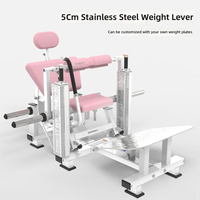 Appareil de musculation professionnel haut de gamme à charge libre en acier pour le renforcement des fessiers et des muscles du bas du corps des femmes, modèle TS007