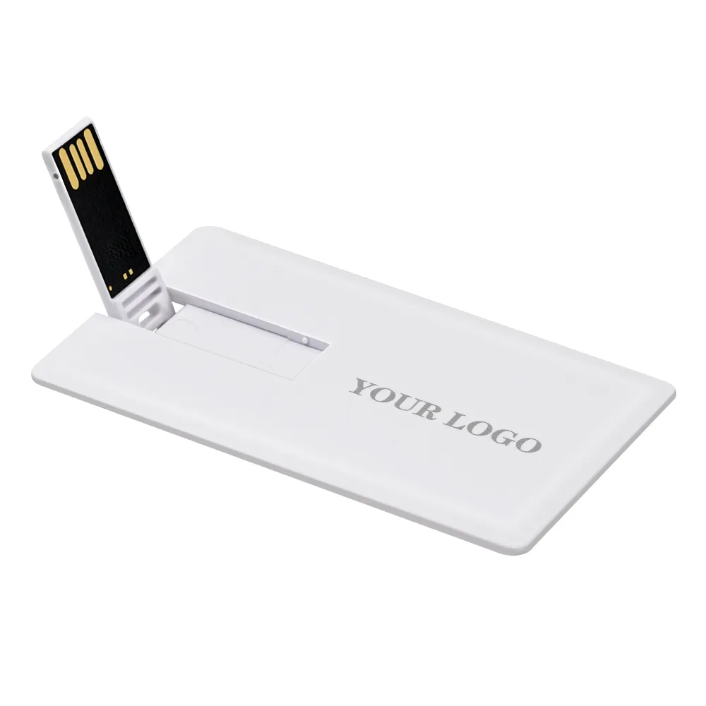 Business Card USB 2.0 Full Color Printing Popular Gift Advertising 8GB Plastic Pendrive 16GB Credit Card USB Flash Drive