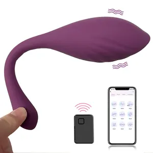 Draadloze App Masturbatie Draagbare Vibrator Afstandsbediening Vibrerende Ei App Controle Jump Egg Seksspeeltjeskleding Vibrator Voor Vrouwen