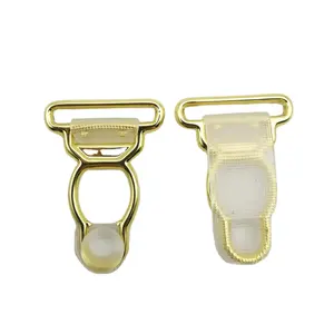 Wholesale Strap Adjuster Bra Metal Stockings Suspender Clips Zinc Alloy Lingerie Buckle Garter Belt Clip For Women