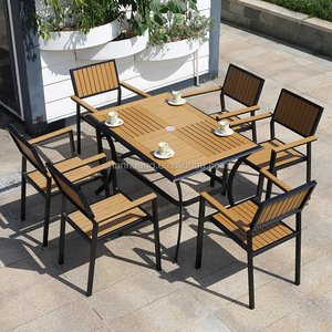 Set <span class=keywords><strong>da</strong></span> pranzo in <span class=keywords><strong>legno</strong></span> per <span class=keywords><strong>tavolo</strong></span> <span class=keywords><strong>da</strong></span> pranzo e sedia <span class=keywords><strong>da</strong></span> <span class=keywords><strong>giardino</strong></span> in plastica per esterni all'ingrosso - Product Image 5