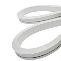 Bande LED en silicone LanVol IP68, sans découpe, longueur personnalisée, DC24V 10W/M, lumière de haute qualité avec cadre de fixation pour piscine