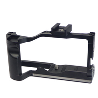 FEICHAO Cage de stabilisation en alliage d'aluminium avec support griffe froide pour appareil photo Canon EOS M6 Mark II