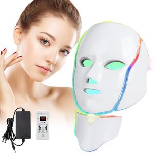 เครื่องนวดหน้าและลำคอ 7 หลอดไฟ LED ช่วยฟื้นฟูผิว กระชับผิว ลดเลือนริ้วรอย - Product Image 4