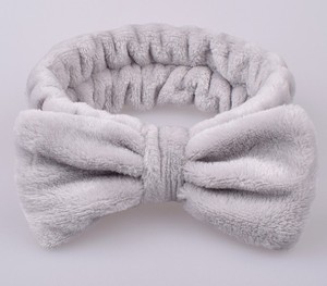 Bandeau solide en velours doux pour le visage pour le maquillage et le lavage du visage - Product Image 6