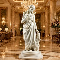 Sculpture de Musée Classique en Marbre Blanc Sur Mesure - Pièce d'Art Haut de Gamme Finie à la Main pour Galeries et Jardins
