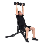 Banc de musculation multifonctionnel réglable en métal écologique pour la maison et la salle de sport commerciale