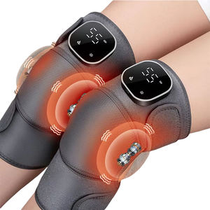 LEMESY Alat Pijat Tekanan Udara untuk Lutut, Siku, dan Bahu, Pereda Nyeri, Pijat Listrik dengan Pemanas, Penyangga Lutut Pintar - Product Image 1