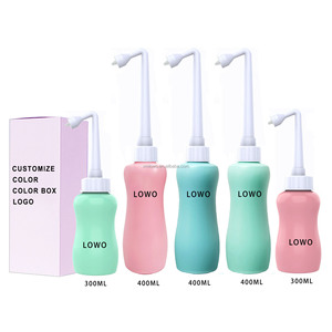 Customizable 300ml Portable <strong>Bidet</strong> Shattaf Peri Bottle Retractable Nozzle <strong>Travel</strong> <strong>Bidet</strong> Sprayer for Toilet for Postpartum Care - Product Image 3