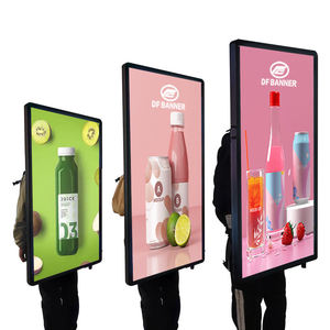 Outdoor Rectangle Decorative Digital Double-Sided Billboard Human Walking <strong>Electric</strong> Backpack Special <strong>Poster</strong> Ultra Slim Portable - Product Image 3
