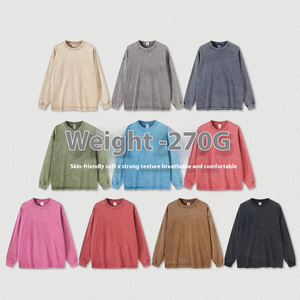 <span class=keywords><strong>Abbigliamento</strong></span> <span class=keywords><strong>uomo</strong></span> 2025 American Fashion Brand <span class=keywords><strong>Retro</strong></span> abiti lavati da <span class=keywords><strong>uomo</strong></span> in puro cotone 270G t-shirt a maniche lunghe da <span class=keywords><strong>uomo</strong></span> t-shirt da <span class=keywords><strong>uomo</strong></span> - Product Image 5