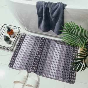 Tapis de bain antidérapant en gaufre pour enfants, extra long, absorbant et à séchage rapide, bleu personnalisé, pour hôtel, 60x40 <span class=keywords><strong>cm</strong></span> - Product Image 6