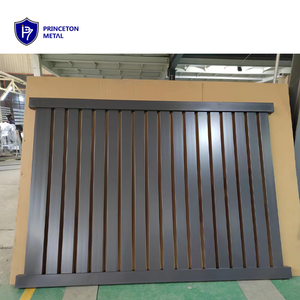 Paneles de Cerca para <span class=keywords><strong>Piscina</strong></span> Personalizables de Estilo Hamptons, Modernos, de Aleación de Aluminio, <span class=keywords><strong>con</strong></span> Parte Superior Plana, Estéticos, <span class=keywords><strong>con</strong></span> Listones Verticales para Privacidad - Product Image 4