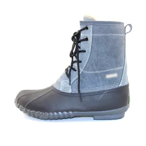 ladies blue leather boots cool snow boots