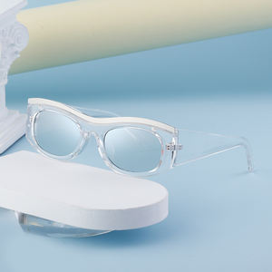 Lunettes de soleil <span class=keywords><strong>tendance</strong></span> Partagas <span class=keywords><strong>2023</strong></span>, style <span class=keywords><strong>sourcils</strong></span>, lunettes de soleil œil de chat, branches épaisses, pour femmes et hommes - Product Image 5