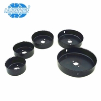 Kit de 8 scies cloches en acier au carbone pour le bois, avec mandrin et clé hexagonale, pour percer le bois, le PVC et les plaques de plâtre