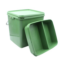 Selco vert personnalisation gros pêche leurre seau tas carpe boîte de pêche