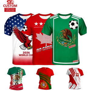 Magliette Personalizzate per la Coppa del Mondo di Calcio 2026 <span class=keywords><strong>Argentina</strong></span>/Brasile - Produttore all'Ingrosso di Maglie da Calcio Stampabili in Poliestere - Product Image 1