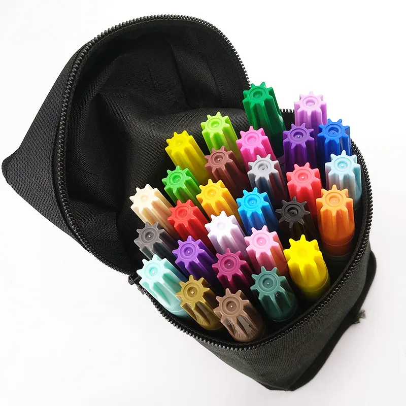 Лидер продаж, маркерная ручка на масляной основе, 28 цветов, 3 мм