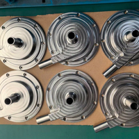 Casing Volute Baja Tahan Karat 316L, Pemesinan CNC 5-Axis, Bagian Presisi Berdinding Tipis